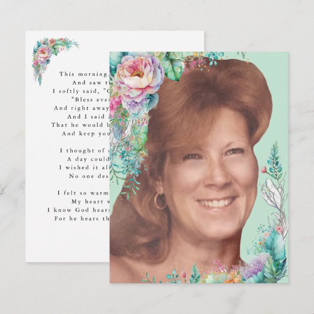 Carte Helen Face avec verse (Devant / Derrière)