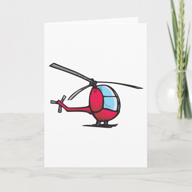 Carte Hélicoptère (Devant)