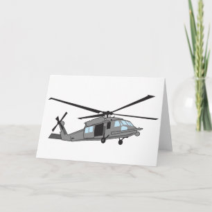 Carte Hélicoptère Black Hawk