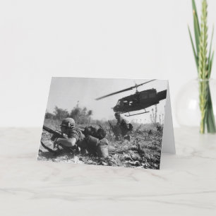 Carte Hélicoptère UH-1D du major Crandall pendant la gue