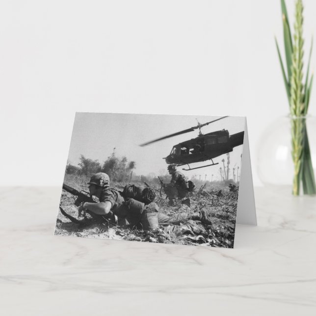 Carte Hélicoptère UH-1D du major Crandall pendant la gue (Devant)