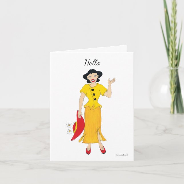 Carte Hello Note (Devant)
