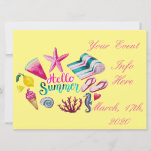 Carte Hello Summer