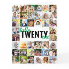 Hello Twenty One Photo Collage 21e anniversaire