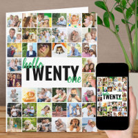 Hello Twenty One Photo Collage 21e anniversaire
