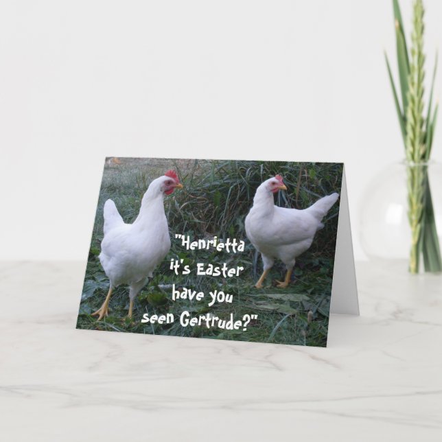 Carte HEN JOINTE EASTER (Devant)