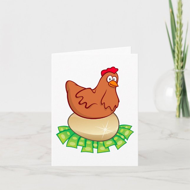Carte Hen Sur Un Oeuf D'Or (Créateur téléchargé)