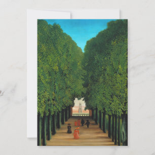Carte Henri Rousseau, Avenue dans le Parc à Saint Cloud