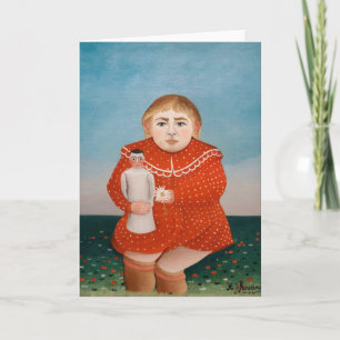 Carte Henri Rousseau - Enfant avec poupée