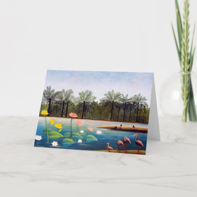 Carte Henri Rousseau - Les Flamants roses (Devant)
