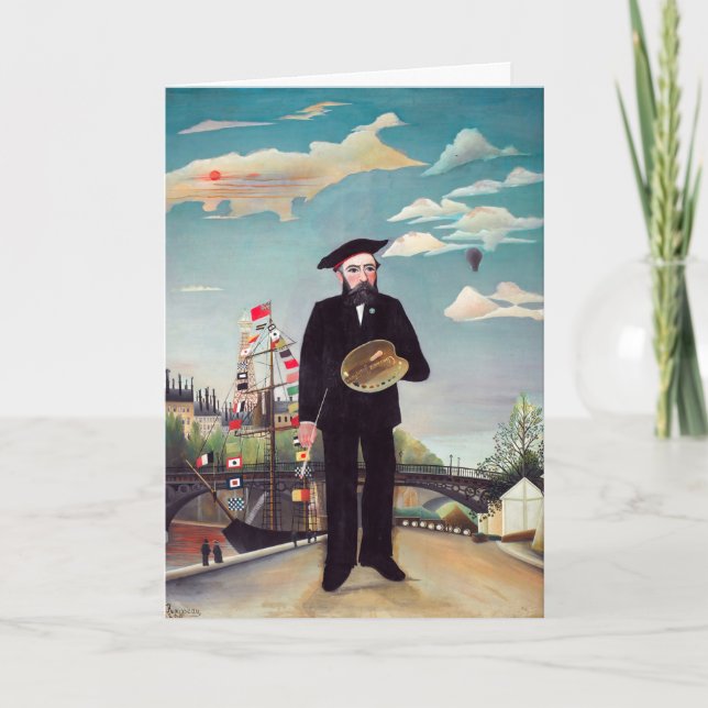 Carte Henri Rousseau - Mon portrait-Paysage (Devant)