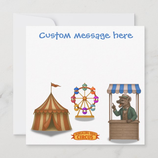 Carte Henry hyena hawker (Devant)