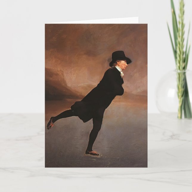 Carte Henry Raeburn- le ministre de patinage (Devant)