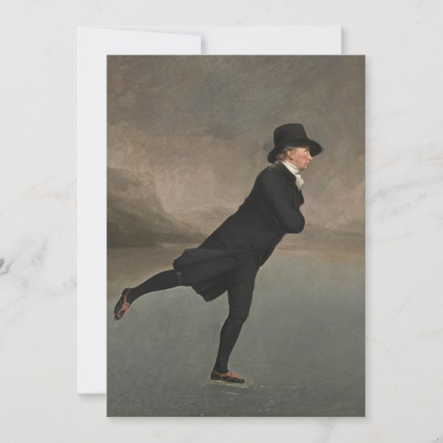 Carte Henry Raeburn - Le ministre du patinage (Devant)
