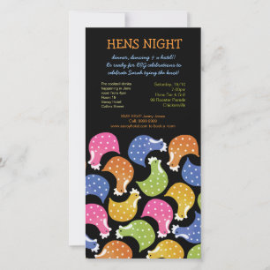 Carte Hens Night Bachelorette Party Event Amusant Invita
