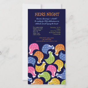 Carte Hens Night Bachelorette Party Event Amusant Invita