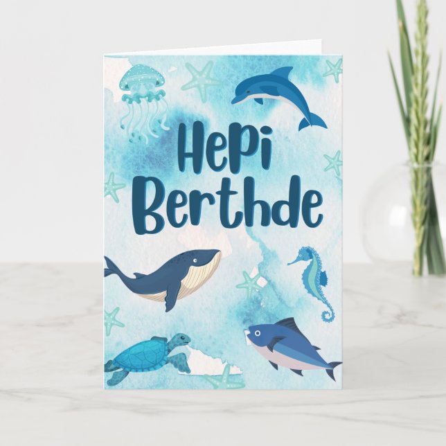 Carte Hepi Birthde Papouasie-Nouvelle-Guinée (Devant)