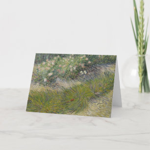 Carte Herbe et papillons par Vincent van Gogh