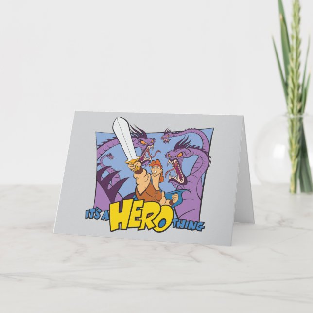 Carte Hercules vs Hydra - It's a HERO Thing Card (Devant)