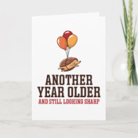 Hérisson encore à l'air Sharp drôle Anniversaire