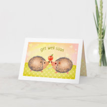 Hérisson mignon de Whimsical Se Bien Bientôt