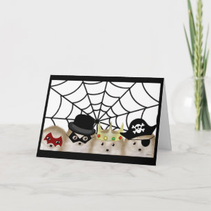 Carte Hérissons d'Halloween