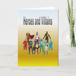 Carte Héros et vilains