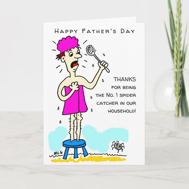 Carte Héros Papa Bonne Fête des pères (Devant)