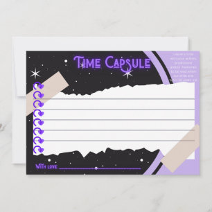 Carte Heure Capsule 1er anniversaire
