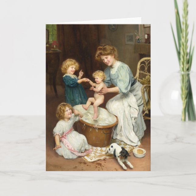 Carte Heure du bain du bébé | Arthur John Elsley (Devant)
