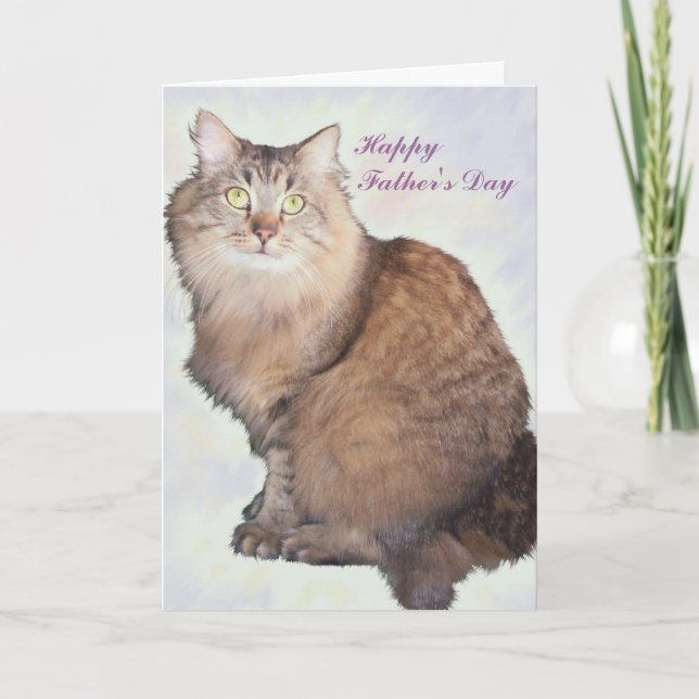 Carte heureuse de fête des pères (Devant)