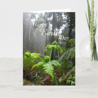 Carte heureuse de forêt tropicale de jour de la