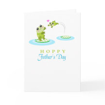 Carte heureuse de houblon de fête des pères de
