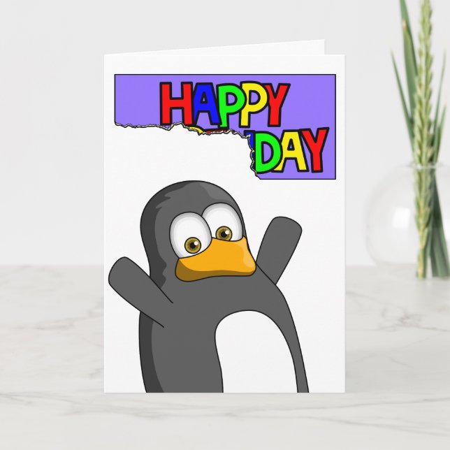 Carte heureuse de jour (Devant)