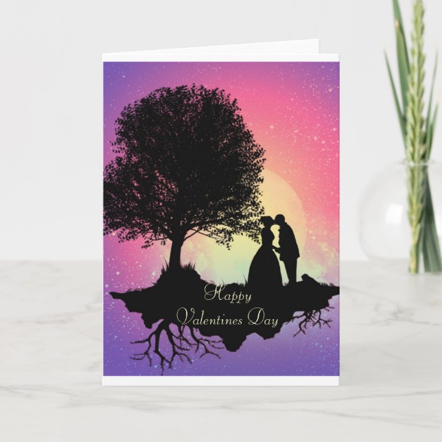 Carte heureuse de jour de Valentines (Devant)