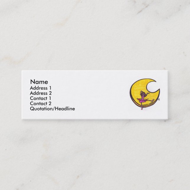 Carte heureuse de profil de Hoopin (Devant)