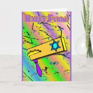 Carte heureuse de Purim