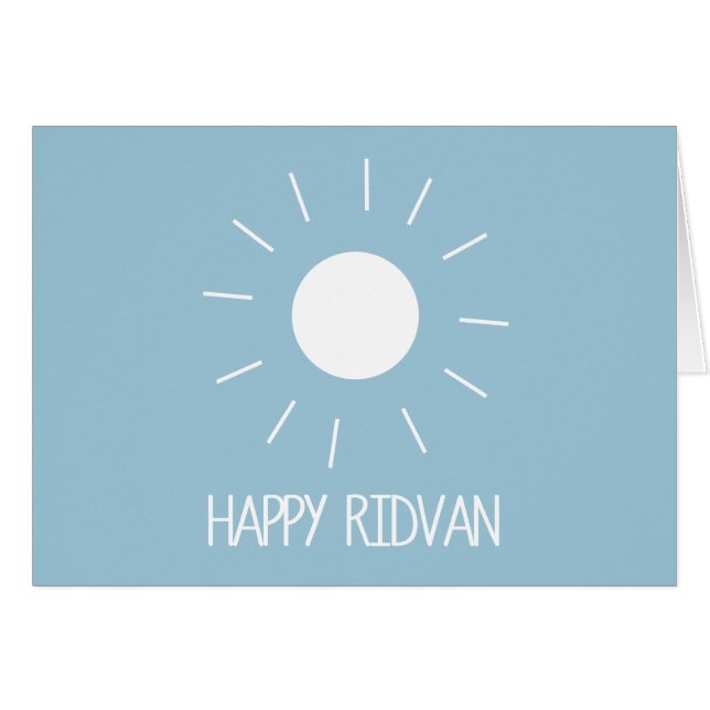 Carte heureuse ensoleillée personnalisable de (Devant horizontal)