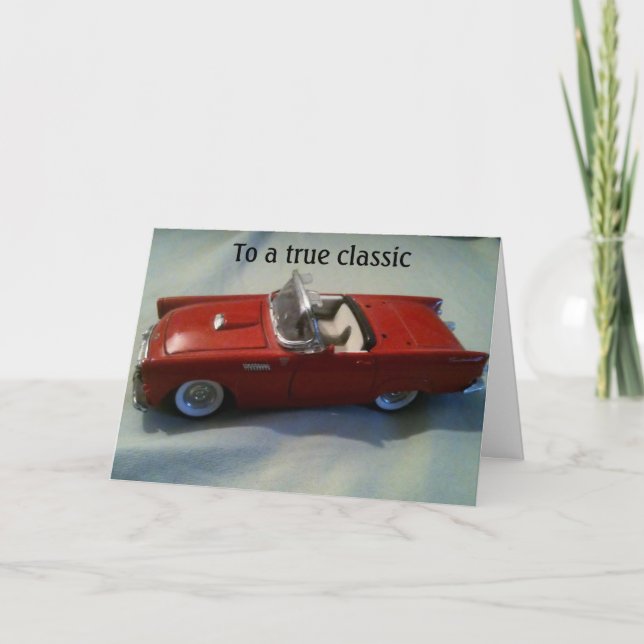 CARTE HEUREUSE NAISSANCE À UN VÉRITABLE CLASSIQUE (Devant)