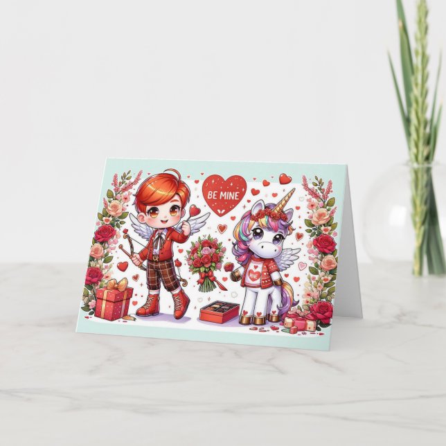 Carte Heureuse Sainte-Valentin (Devant)