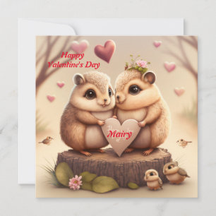 Carte Heureuse Sainte-Valentin