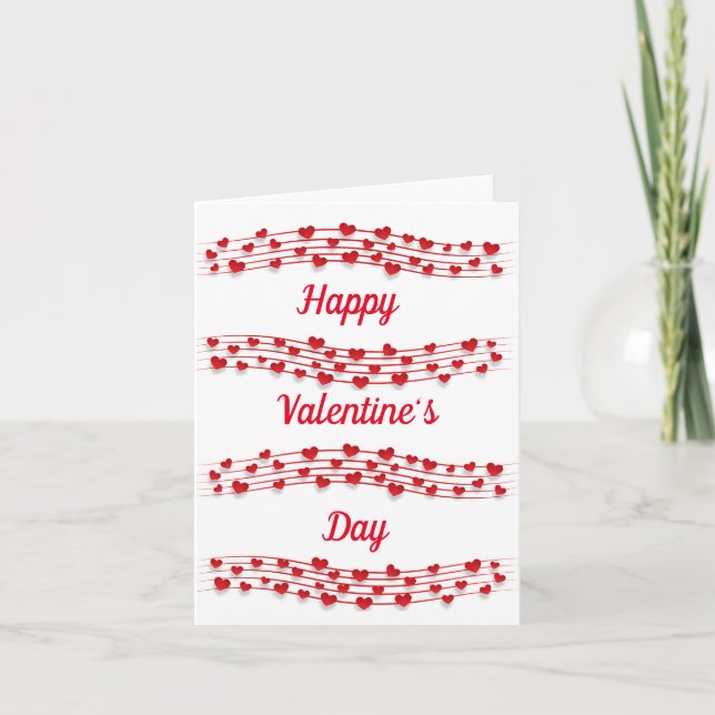 Carte Heureuse Sainte-Valentin (Devant)