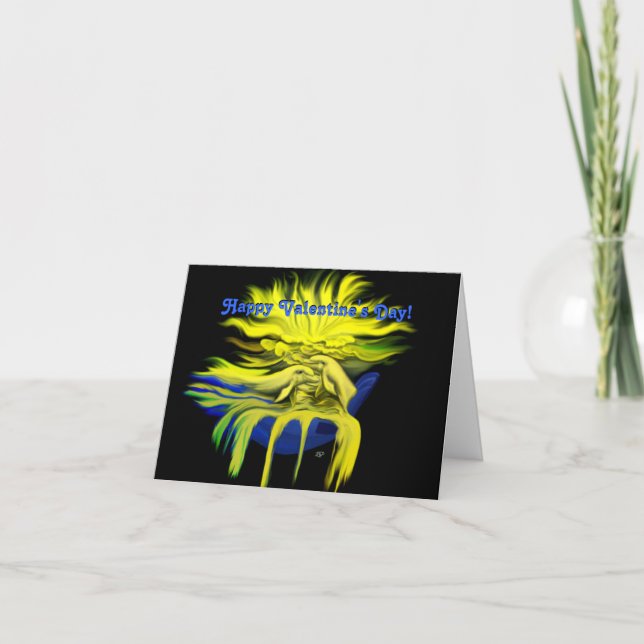 Carte Heureuse Sainte-Valentin - Amour Dauphin (Devant)