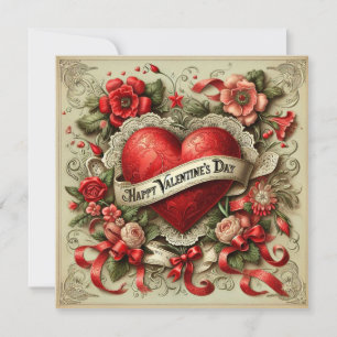 Carte Heureuse Sainte-Valentin, Amour pour toujours,