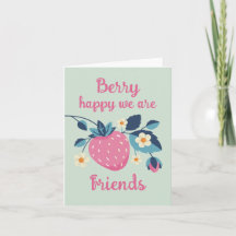 Carte Heureuse Sainte-Valentin Berry