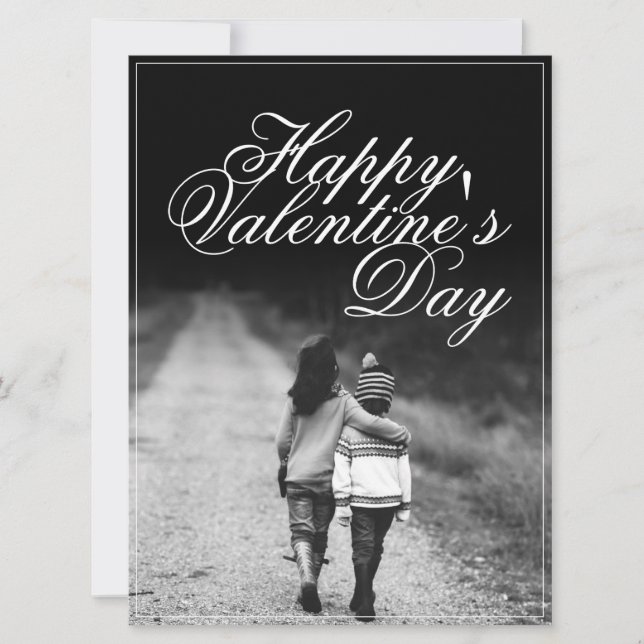 Carte Heureuse Sainte-Valentin - côte à côte (Devant)