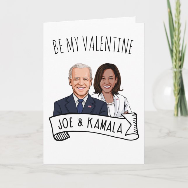 Carte Heureuse Sainte-Valentin de Joe et Kamala (Devant)