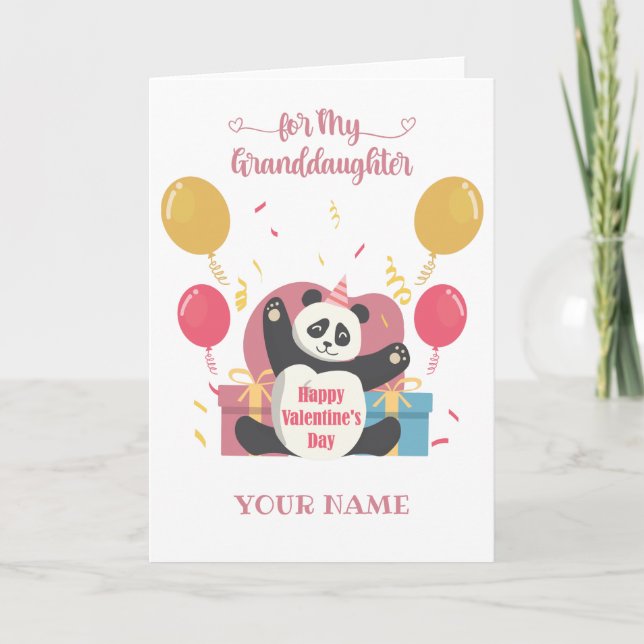 Carte Heureuse Sainte-Valentin Grandgirl (Devant)