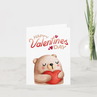 Carte Heureuse Sainte-Valentin Je T'Aime Beaucoup Se Méf