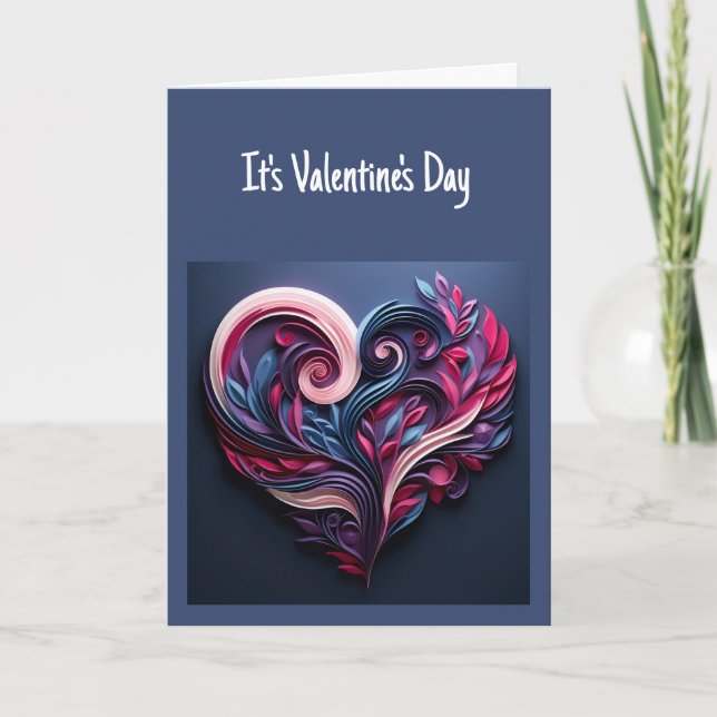 Carte Heureuse Sainte-Valentin Quelqu'un de spécial pour (Devant)